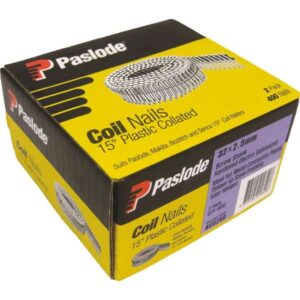 Paslode 15 Degree Electro Galvanised Coil Nails – 32 x 2.5mm (Twin Pack)