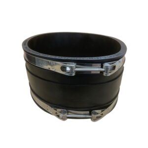 Connector Rubber PVC/Cop/Gal/CI (Black) – 40mm x 32mm