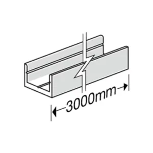 James Hardie HardieDeck Wingless Base Jointer – 3000mm