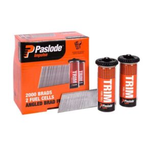 Paslode Impulse Pneumatic C Brads – 32 x 1.6mm (20Deg, 2000 Brads + 2 Fuel Cells)