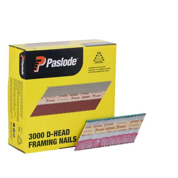 Paslode D-Head Framing Nails – 75 x 3.06mm (3000 Box)