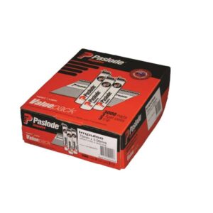 Paslode Bright Impulse D Head Nails With Fuel – 82 x 3.15mm (3000 Pack)