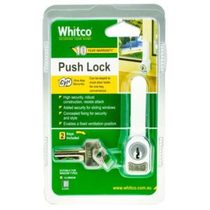 Whitco Sliding Window Push Lock White