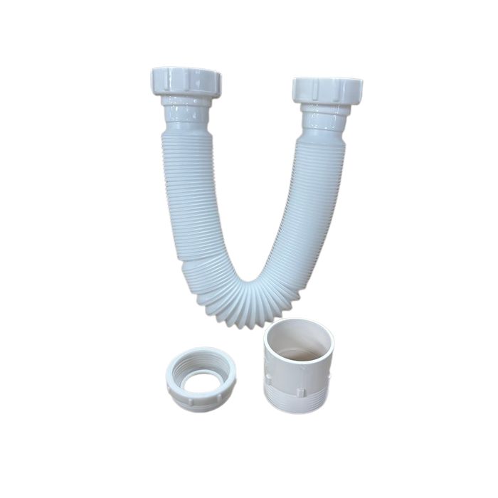 PVC DWV Female Flexible Waste Connector – 40mm (ABEYFLXT40SU)