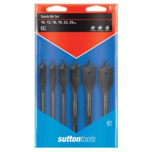 Sutton Wood Spade Bit Set 6 Piece