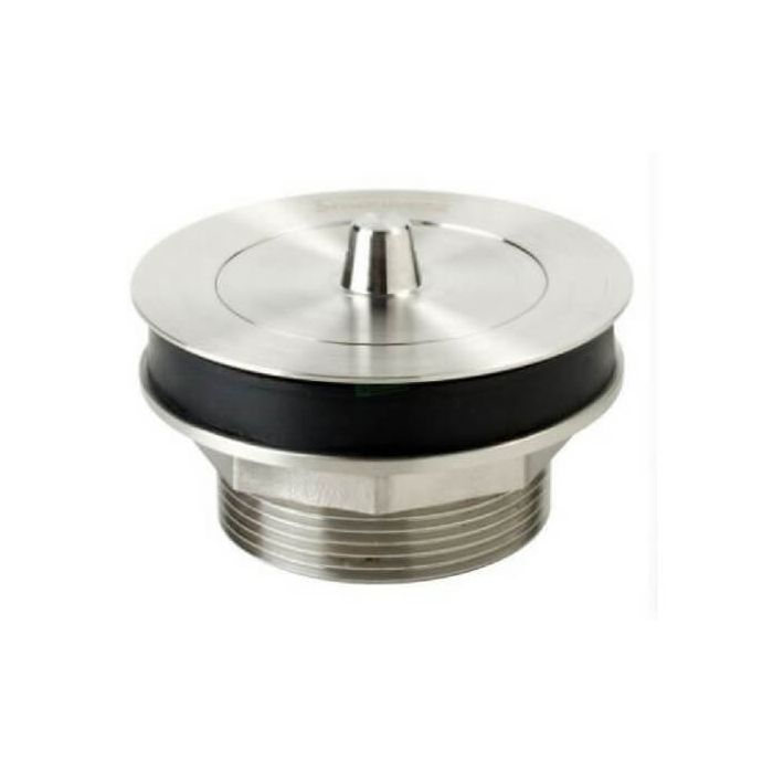 PVC Plug & Waste Stainless Steel – 50mm x 50mm