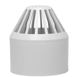PVC DWV Vent Cowl Plain – 100mm