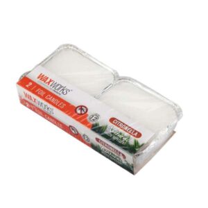 Waxworks Citronella Foil Candle 2 Pack