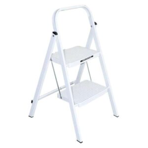 Werner Steel Step Ladder 100kg Domestic White