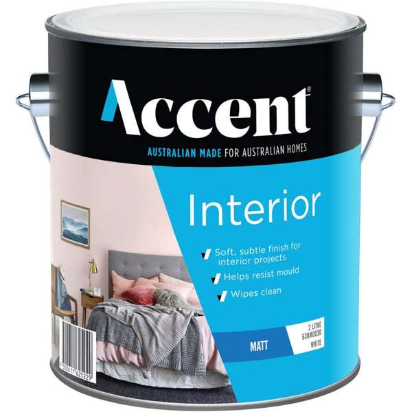 Accent Interior Matt White 2L