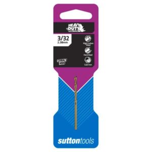Sutton Tools 3/32 inch Heavy Duty Cobalt Jobber Drill Bit