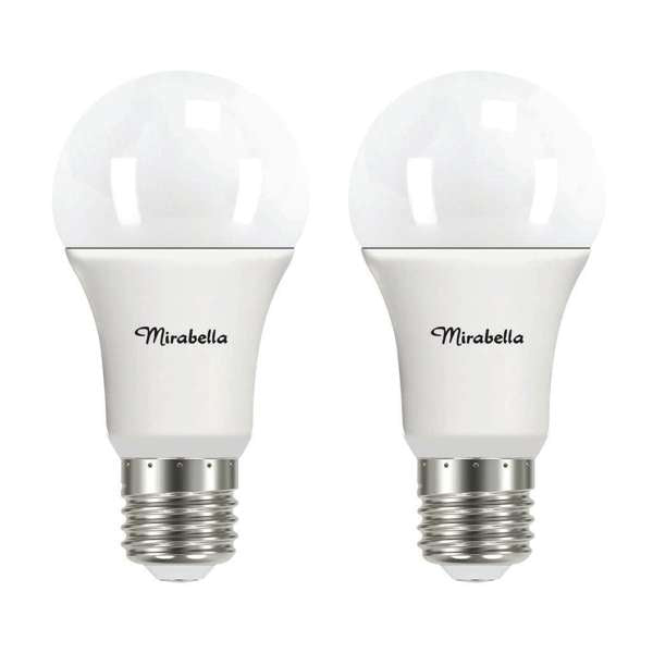 Mirabella LED Gloss 11W 1000 Lumens 4000K ES Cool White 2 Pack