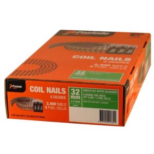 Paslode Impulse Coil Nails Hot Dip Galvanised – 32 x 2.7mm (2400 Box)