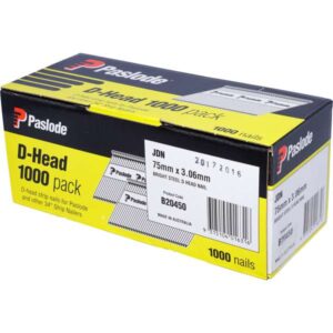 Paslode Bright D Head Framing Nail – 75 x 3.06mm (1000 Pack)