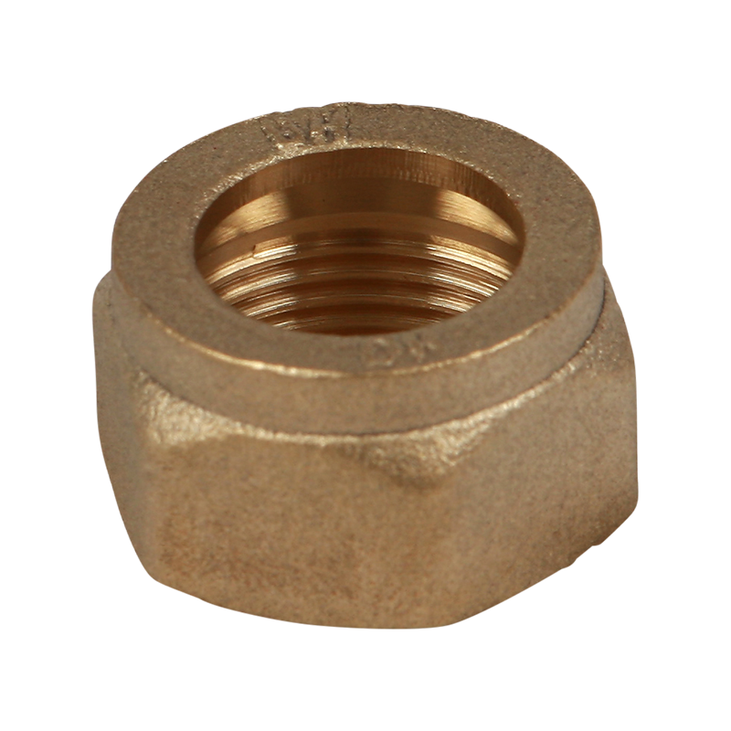 Brass Kincos Screwed Nut – 15mm x 1/2Inch