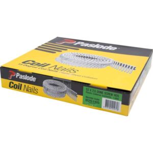 Paslode Dome Head Plastic Collated Coil Nail 15Deg Hot Dipped Galvanised – 52 x 2.5mm (1800 Pack)
