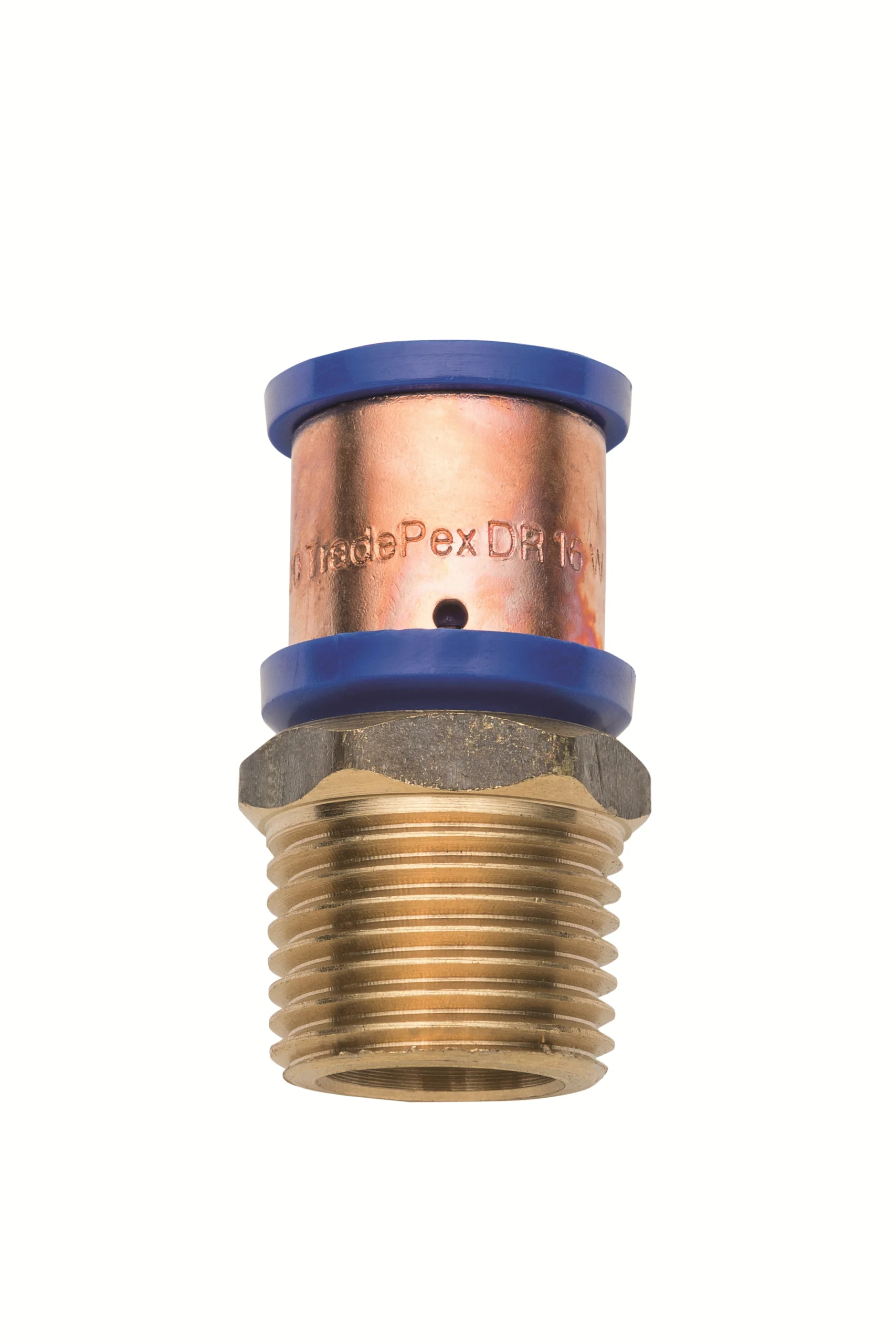 Tradepex Crimp Adaptor Yellow (Gas/Water) – 25mm x 1in CU Tail