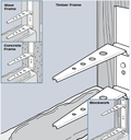 Masonry Alligator Expansion Ties Galvanized Z600 Box Of 10
