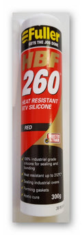 Silicone Heat Resistant Fuller RTV Sealant 260g Red