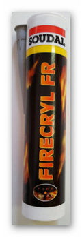 Silicone Heat Resistant Soudal Firecryl Sealant 310ml Grey