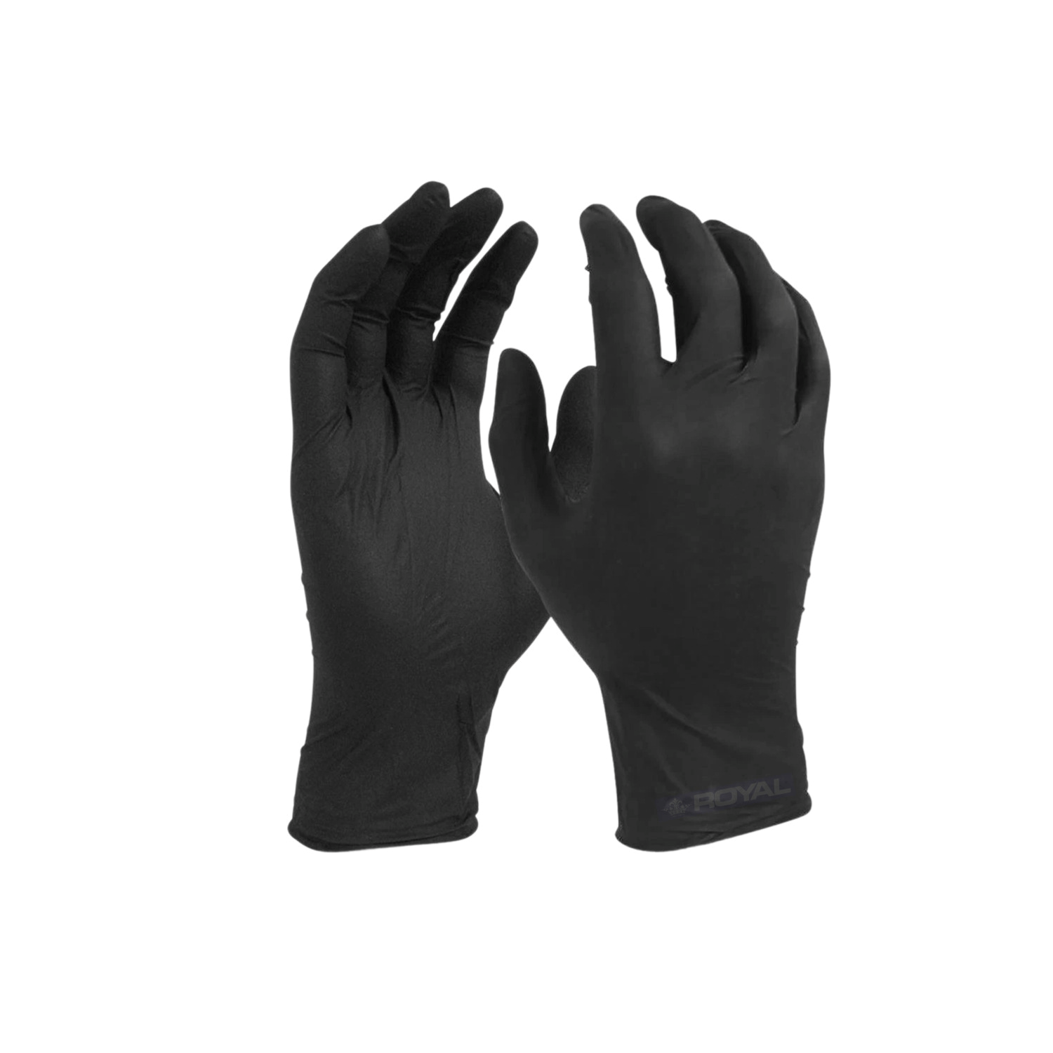 Black Shield Heavy Duty Nitrile Gloves 100 Per Box X Large