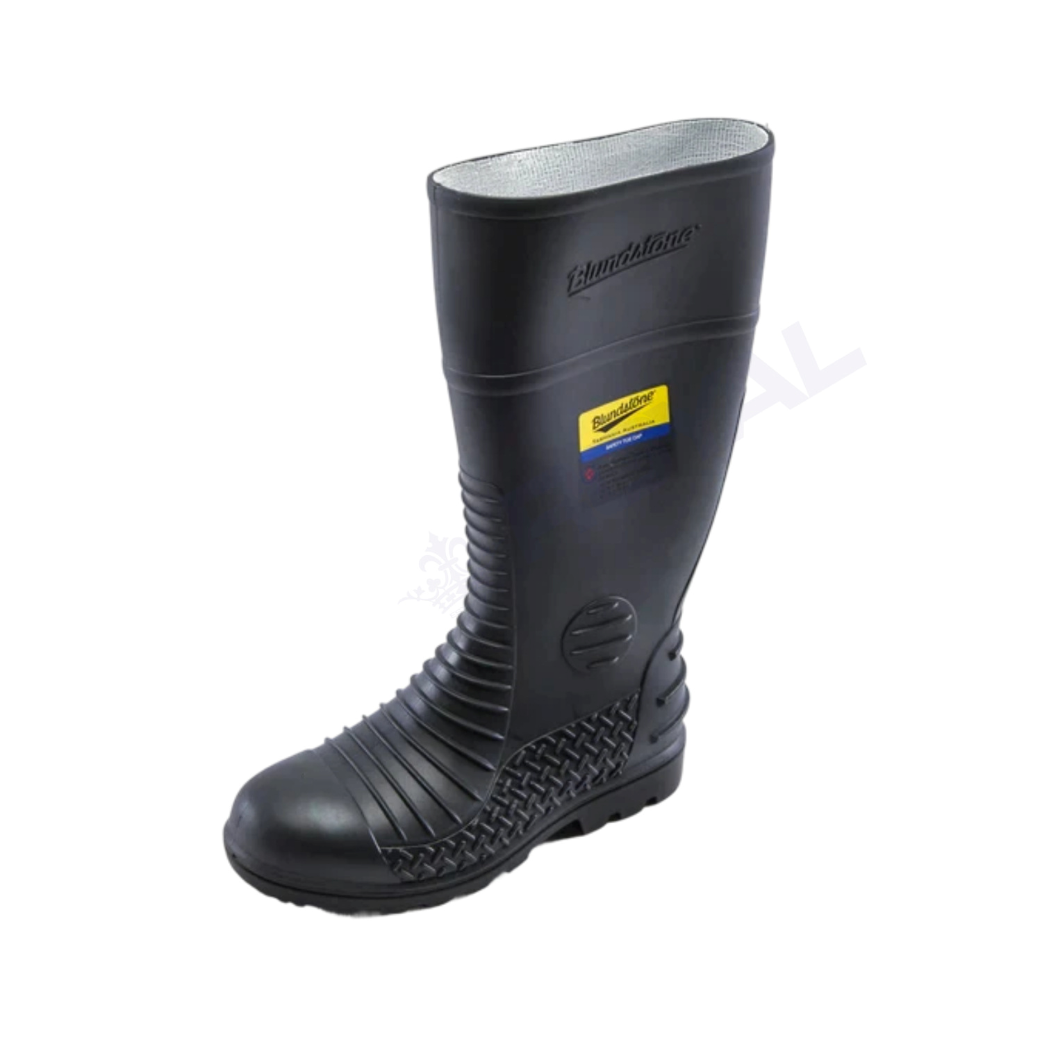 Blundstone Grey Waterproof Steel Toe Safety Gumboot 025 US 10