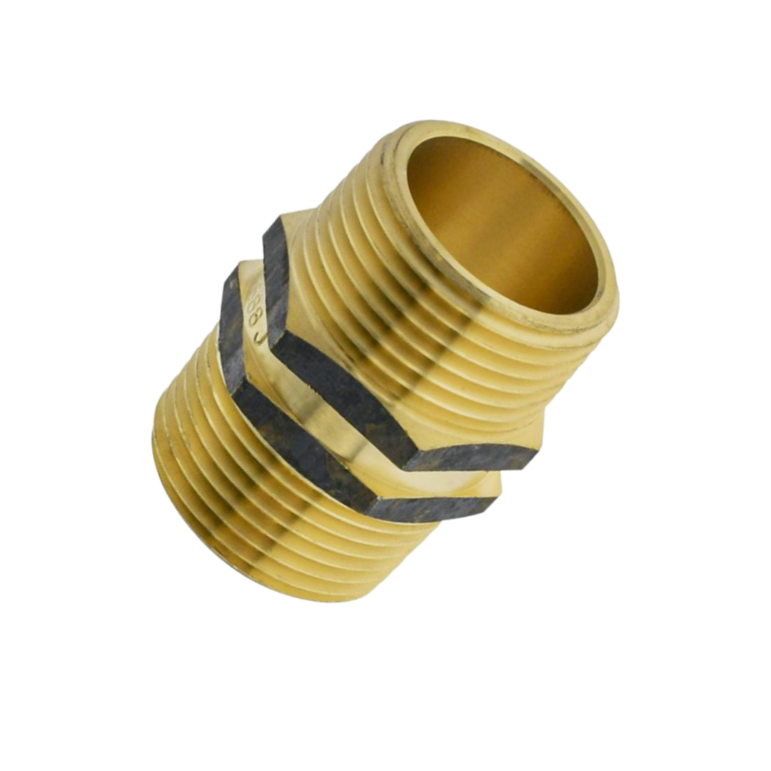 Brass Hexagonal Nipple – 25mm