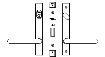 Dormakaba SB2212 Lock Kit – Kit 03 BLK – Cylinder & Turn