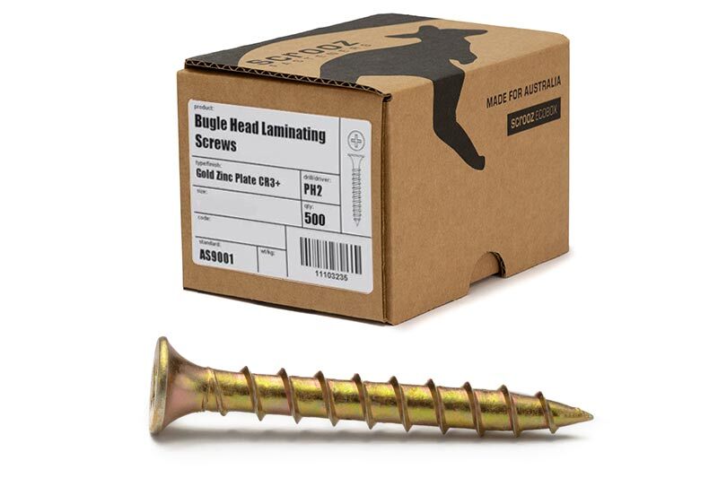 Laminating Screws – 10g x 38mm (Pk 500)