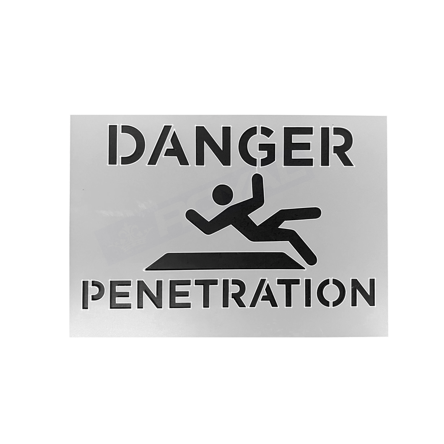 Danger Penetration Stencil 400mm x 300mm