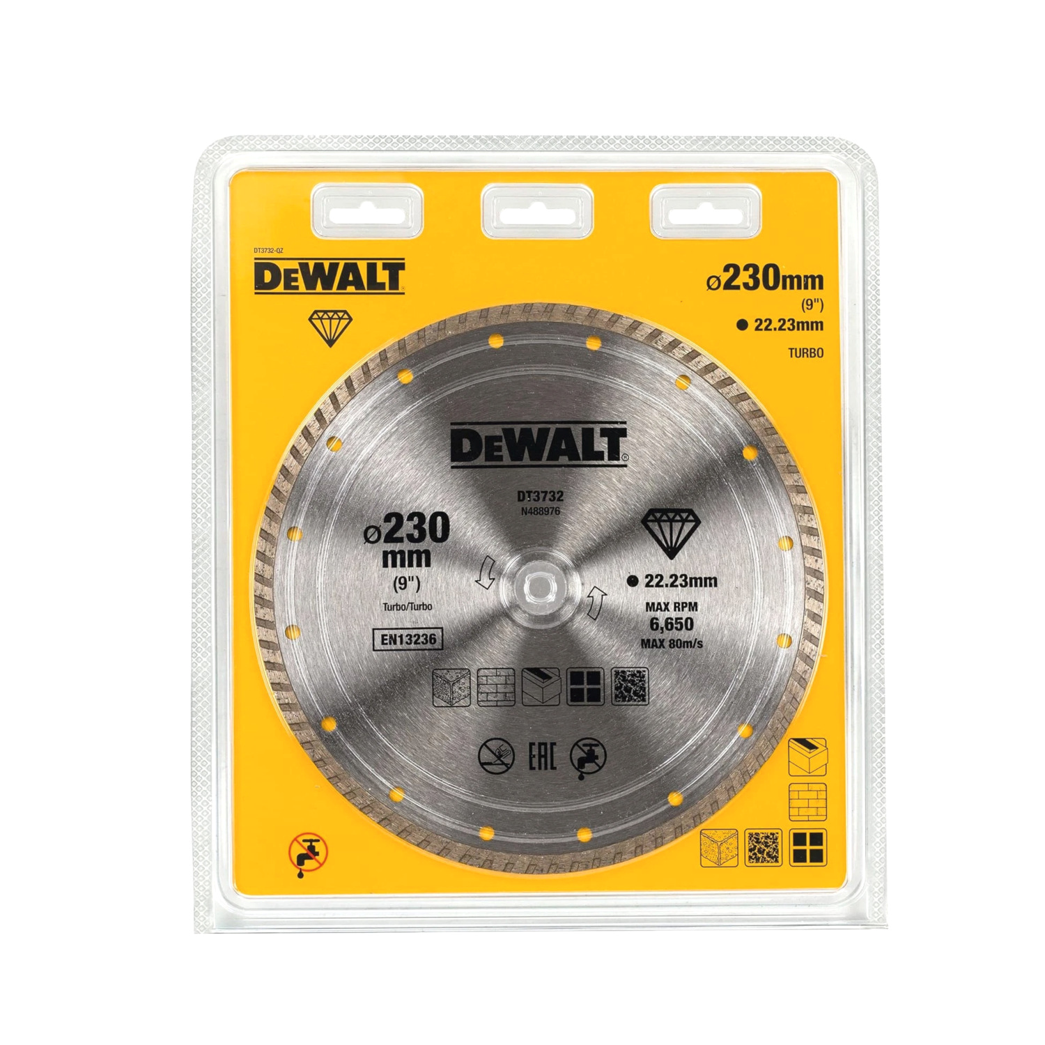 230mm Turbo Diamond Cutting Wheel
