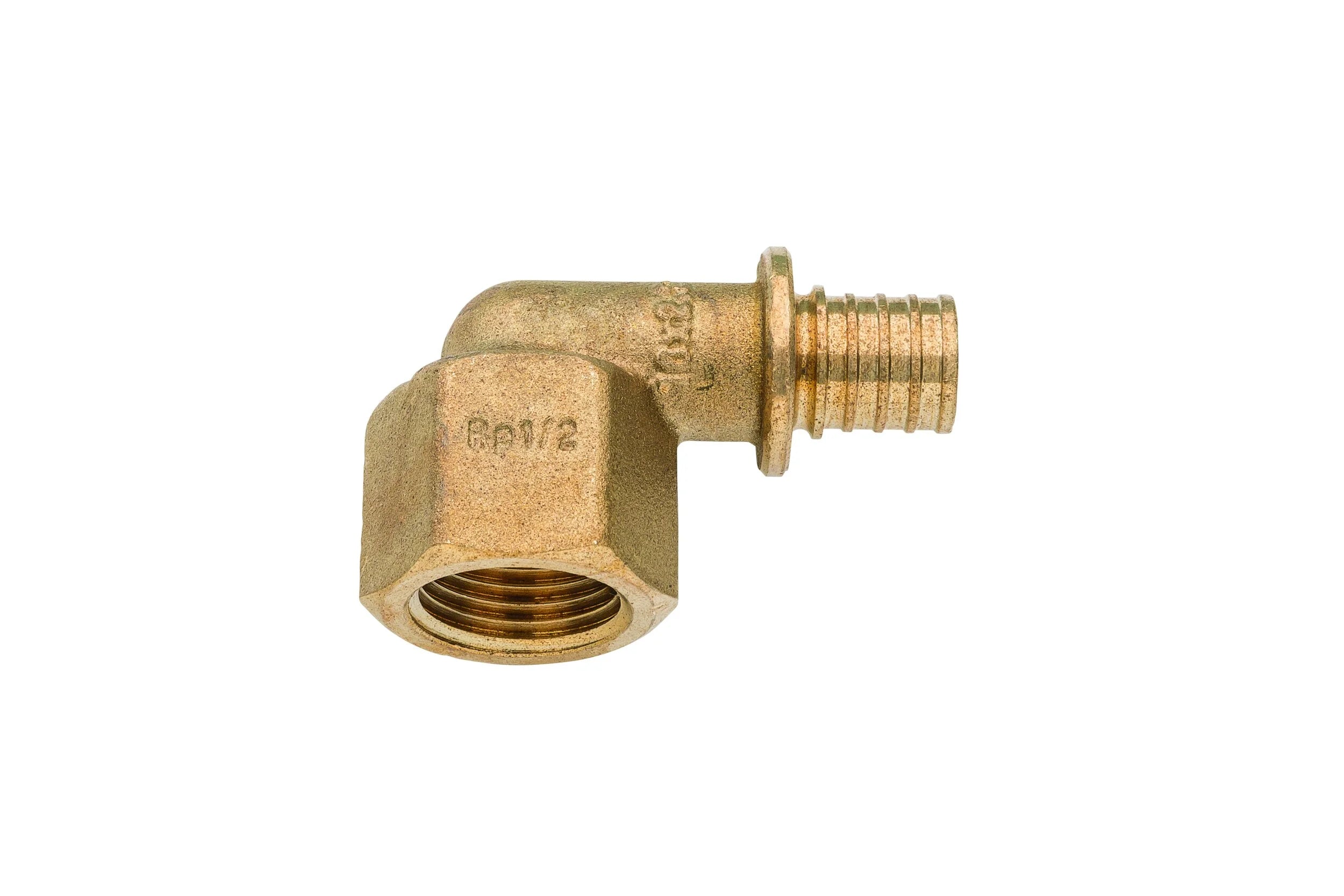 Elbow #12 90 Deg Crimp PEX W&G Ylw Tradepex – 20mm