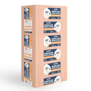 EXPOL Orange Underfloor Insulation – 1200 x 410 x 60mm (Pack of 11)