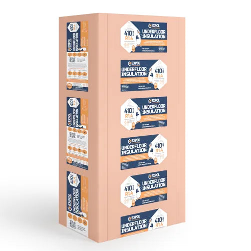EXPOL Orange Underfloor EPS Insulation Panels – 1200 x 410 x 60mm (Pack Of 11)