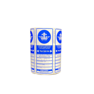 Electrical Test Tags Standard Laminated Red Roll 100