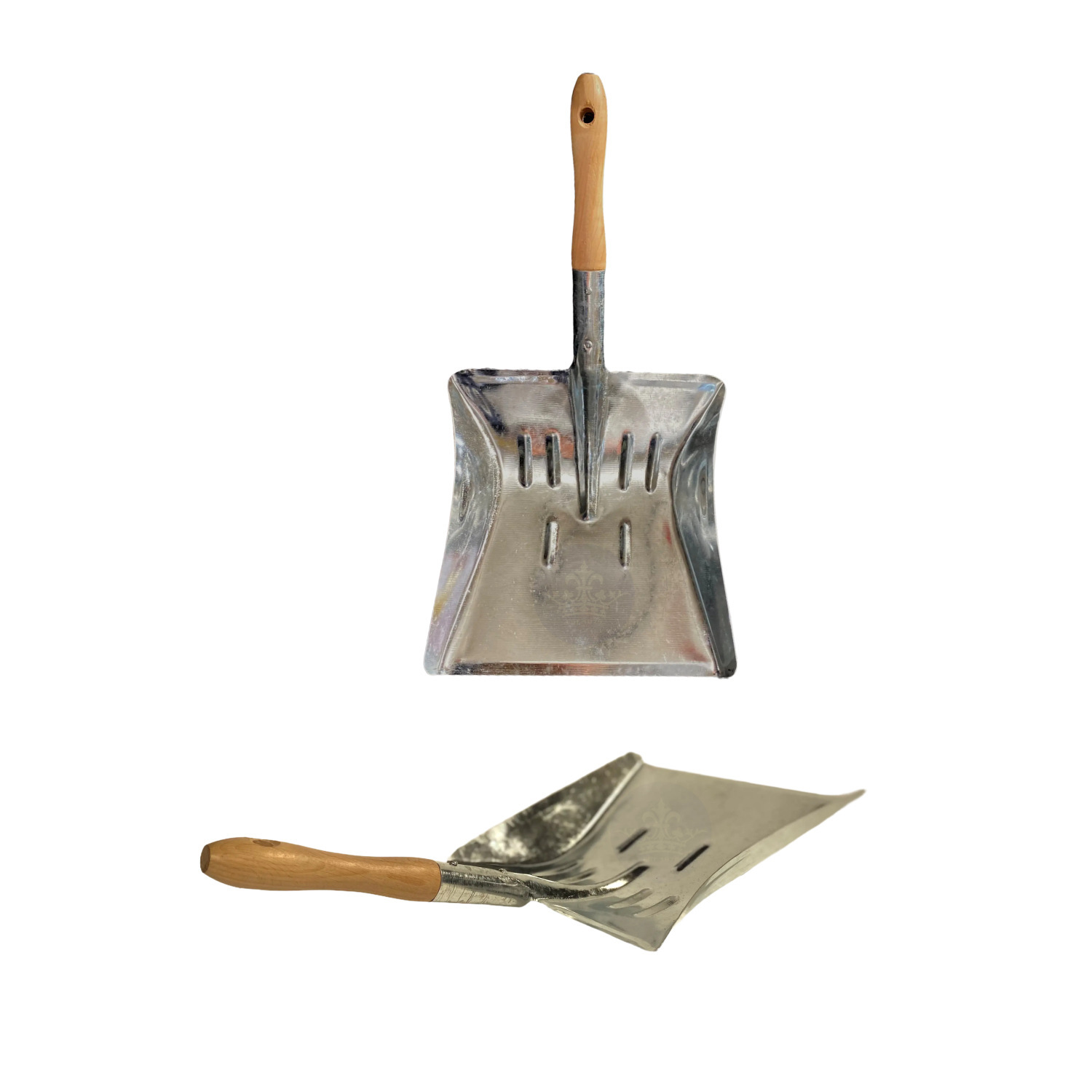 Galvanised Steel Dustpan Each