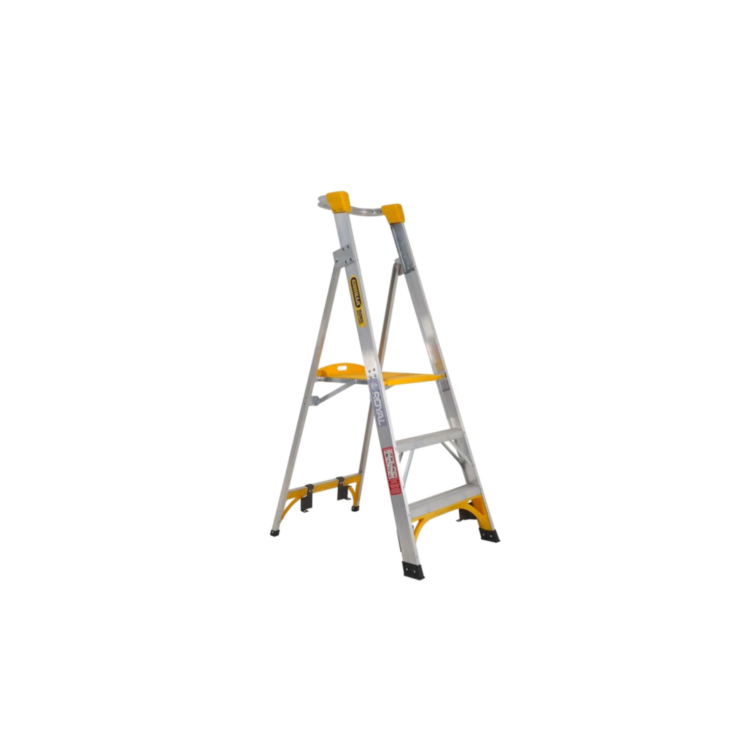 Gorilla Platform Ladder Aluminium Royal Frame 60 1.5m