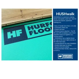 HUSHwalk Premium Foam Underlay – 25m x 1m x 2mm