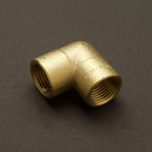 Brass Female F-F Elbow 90 Deg – 15mm x 1/2Inch