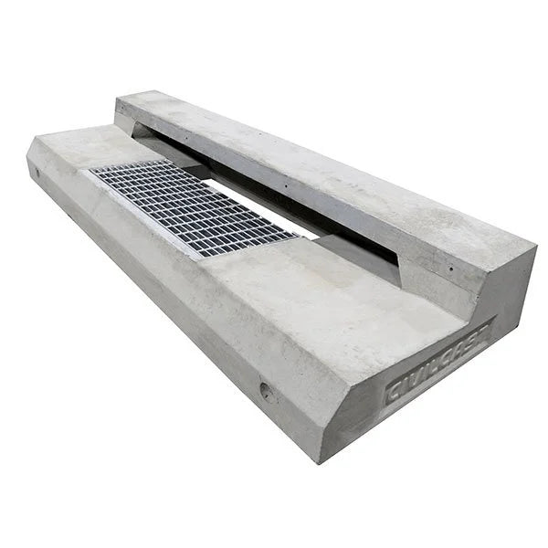 Clear Opening Kerb Entry Unit With Grate – 2400mm, Civilcast (Right Aligned, Class D)