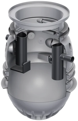 Below-Ground Grease Separator Lipumax-P With RHINOCAST® Cover & Collar – 1000L (Class B)