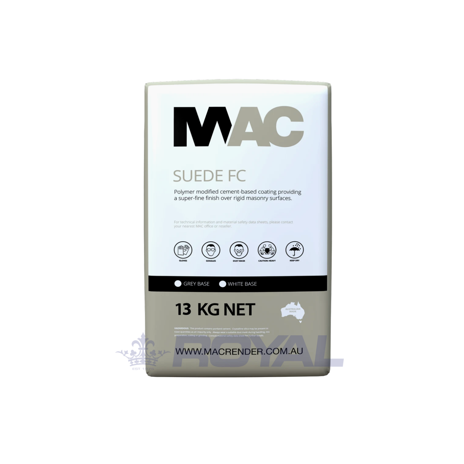 Mac Render Suede Fino Grey 13kg