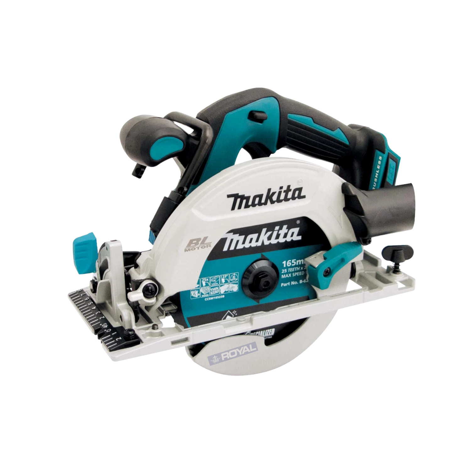 18V Brushless 165mm Circular Saw - Tool Only