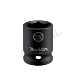 Makita Impact Socket 15 x 63mm 3/8 Sq Drive