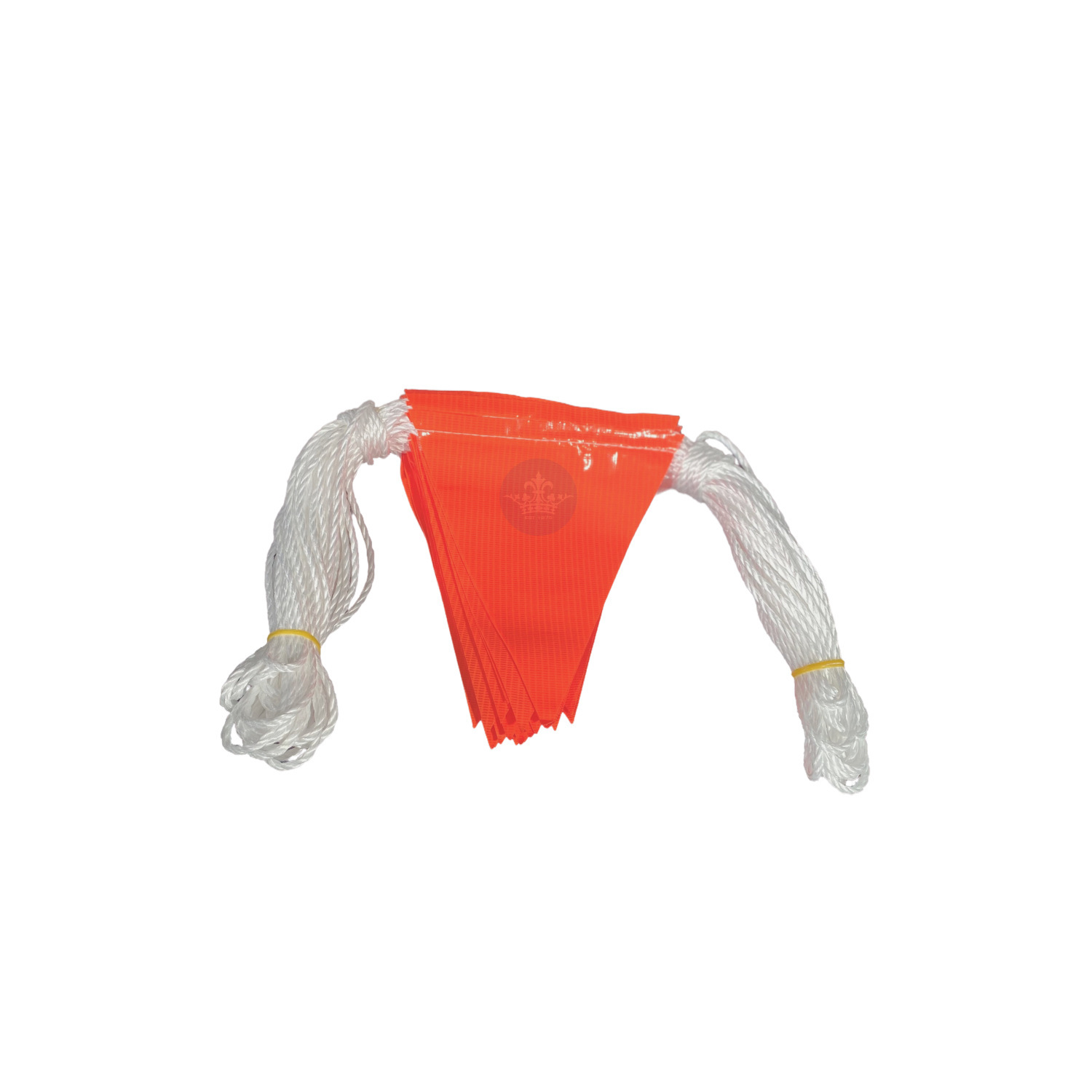 Orange PVC Bunting Flag Line 30m