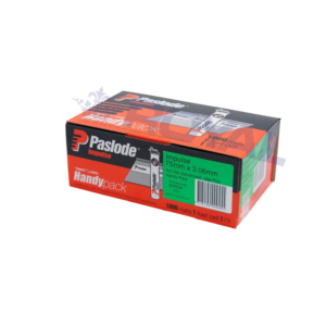 Paslode 75mm x 3.06mm HDG Impulse D Head Nails 1000 Pack + 1 Fuel Cell