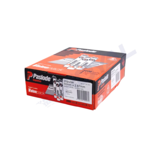Paslode 50mm x 2.87mm Bright Head Impulse Nails 3000 Pack + 3 Fuel Cells