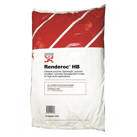Renderoc HB General Purpose High Build Repair Mortar – 15kg