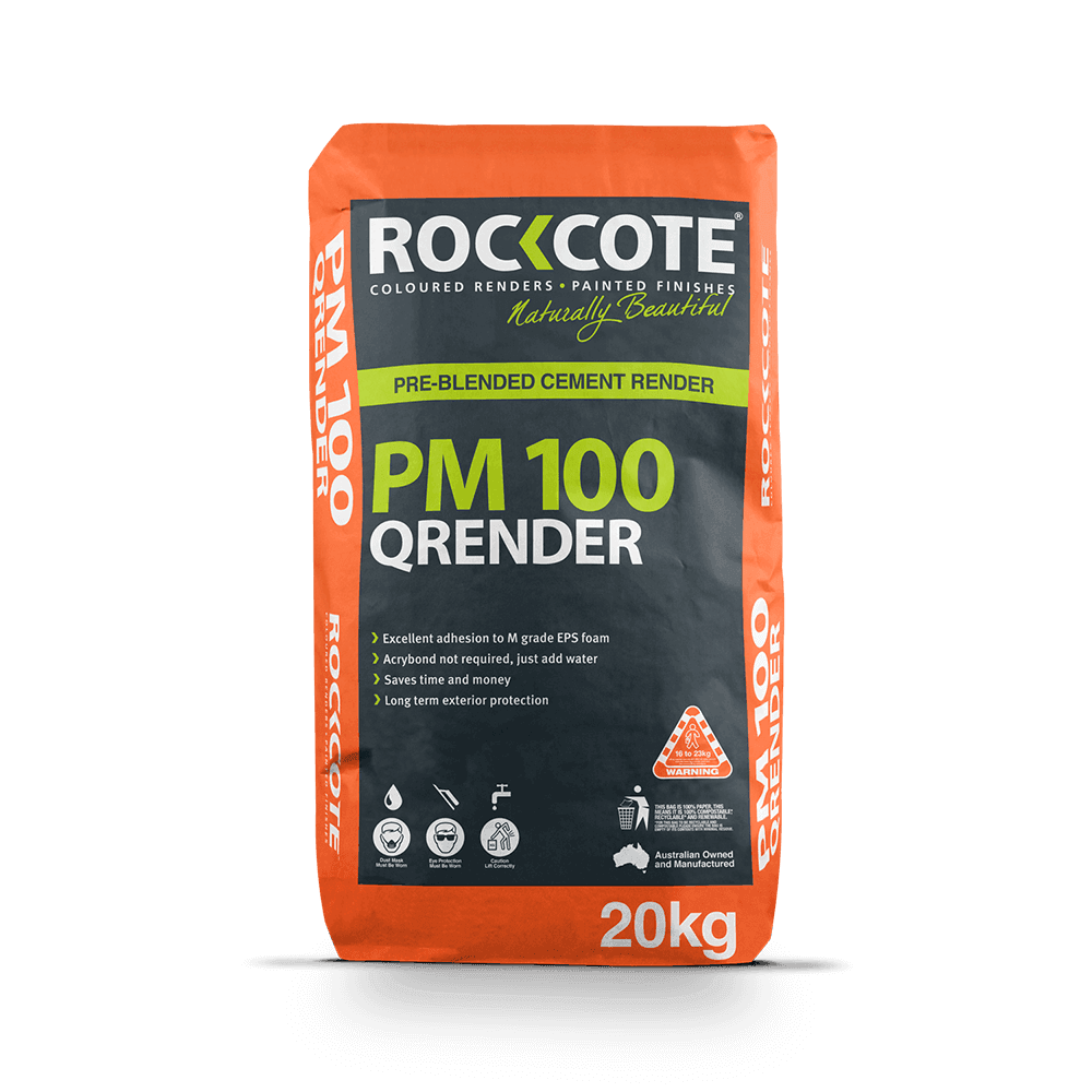 Rockcote Quick Render PM100 20kg Orange Bag