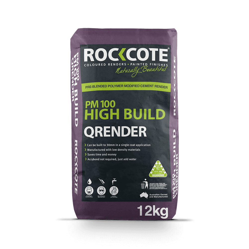 Rockcote High Build Quick Render Purple Bag 12kg